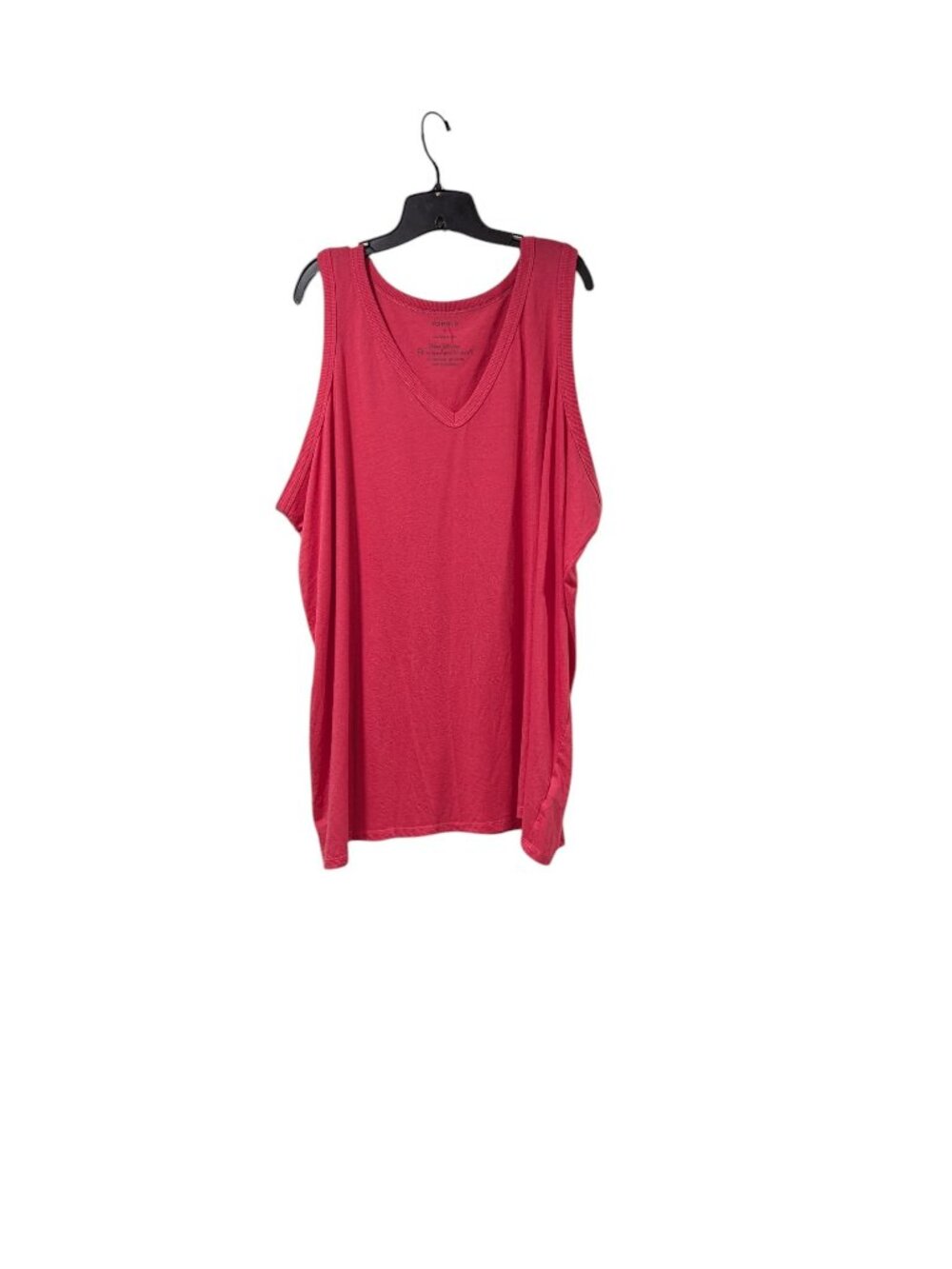 Torrid Plus Size Pink Sleeveless V-Neck Tank Top Casual Everyday Sz 5X